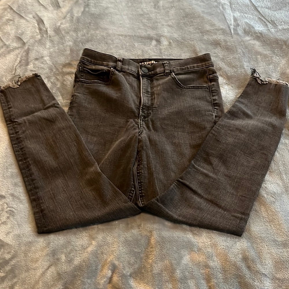 Express denim perfect ankle legging